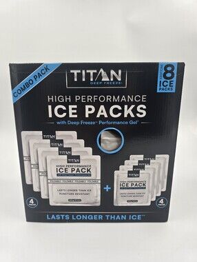 Titan by Arctic Zone High Performance Ice Packs, 8-pack Combo
